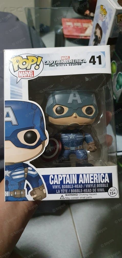 Funko Pop! Marvel – Captain America (The Winter Soldier) #41 Vinyl Bobble-Head Figure